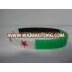 rubber silicone bangle debossedrubber wristband spot bracelets for gift